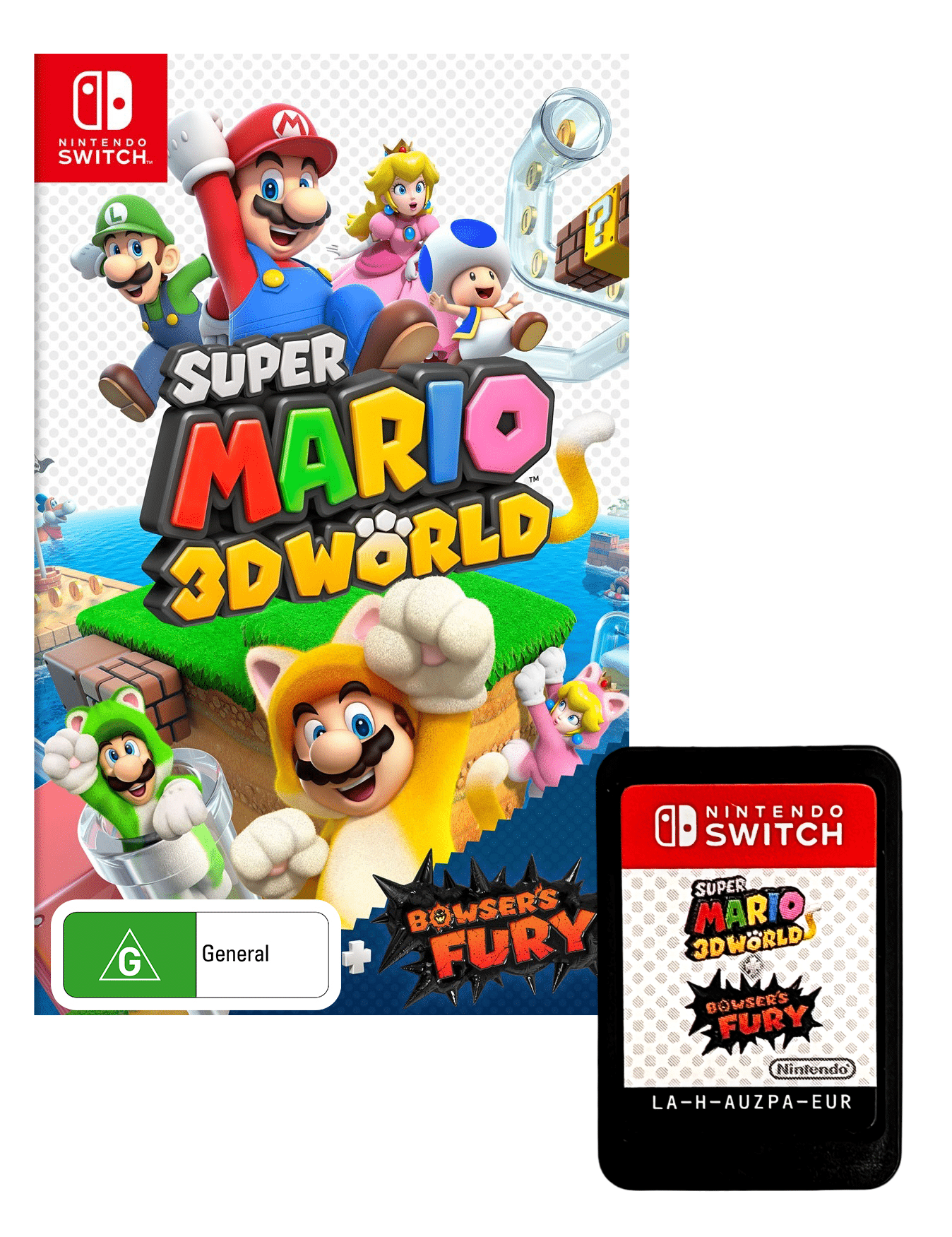 Super Mario 3D World Bowser's Fury (Switch) *GAME EXCELLENT, No