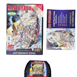 MAN OVERBOARD (Sega Mega Drive) *MINT COMPLETE*