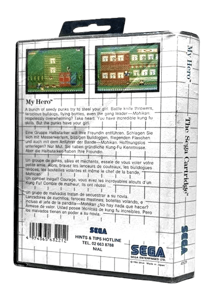 MY HERO The Sega Cartridge (Sega Master System) - Image 2