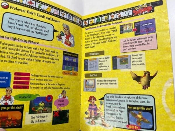 N64 Instruction Booklet: POKEMON SNAP - Image 9
