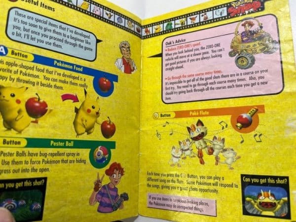 N64 Instruction Booklet: POKEMON SNAP - Image 11
