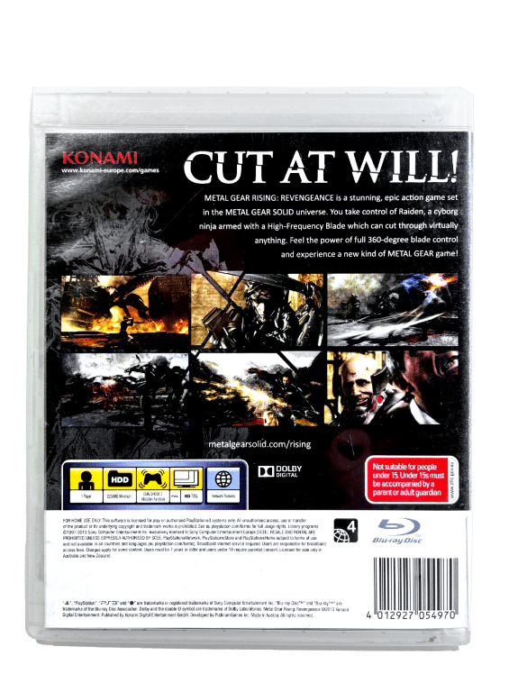 Metal Gear Rising Revengeance PS3 game