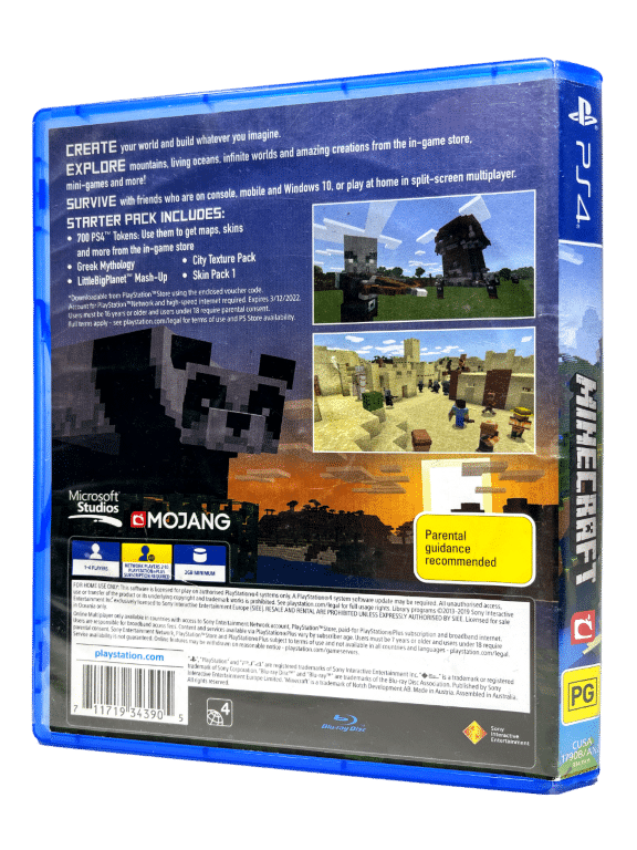 Mini Games Minecraft Ps4 Minecraft-PlayStation Startech Store