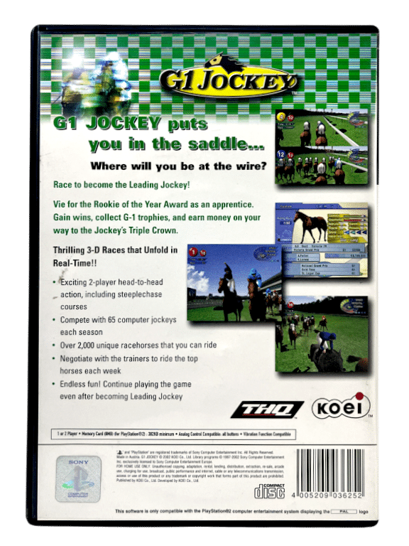 At the Races Presents GALLOP RACER (PS2 - PAL Edition)