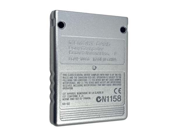 Official SONY PS2 Memory Card (SILVER)