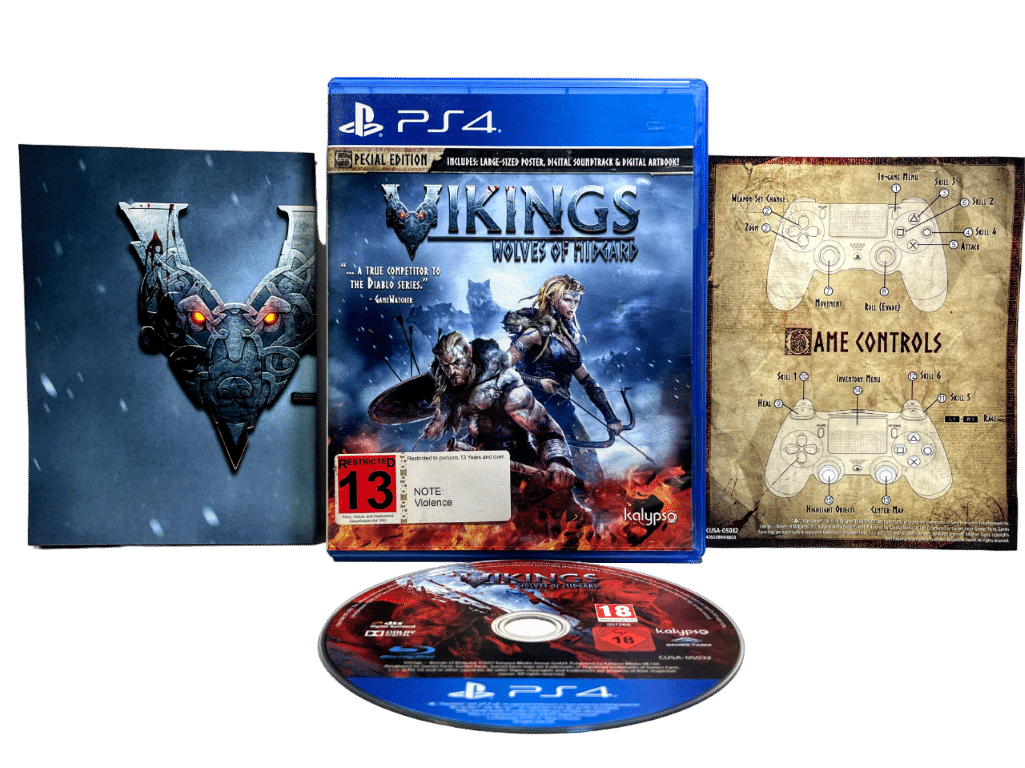 VIKINGS: Wolves of Midgard (PS4) *COLLECTOR'S POSTER EDITION*