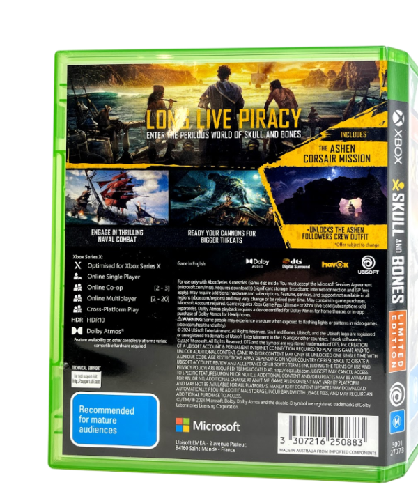 SKULL and BONES Limited Edition (XBox Series X) *NEW* - Image 2