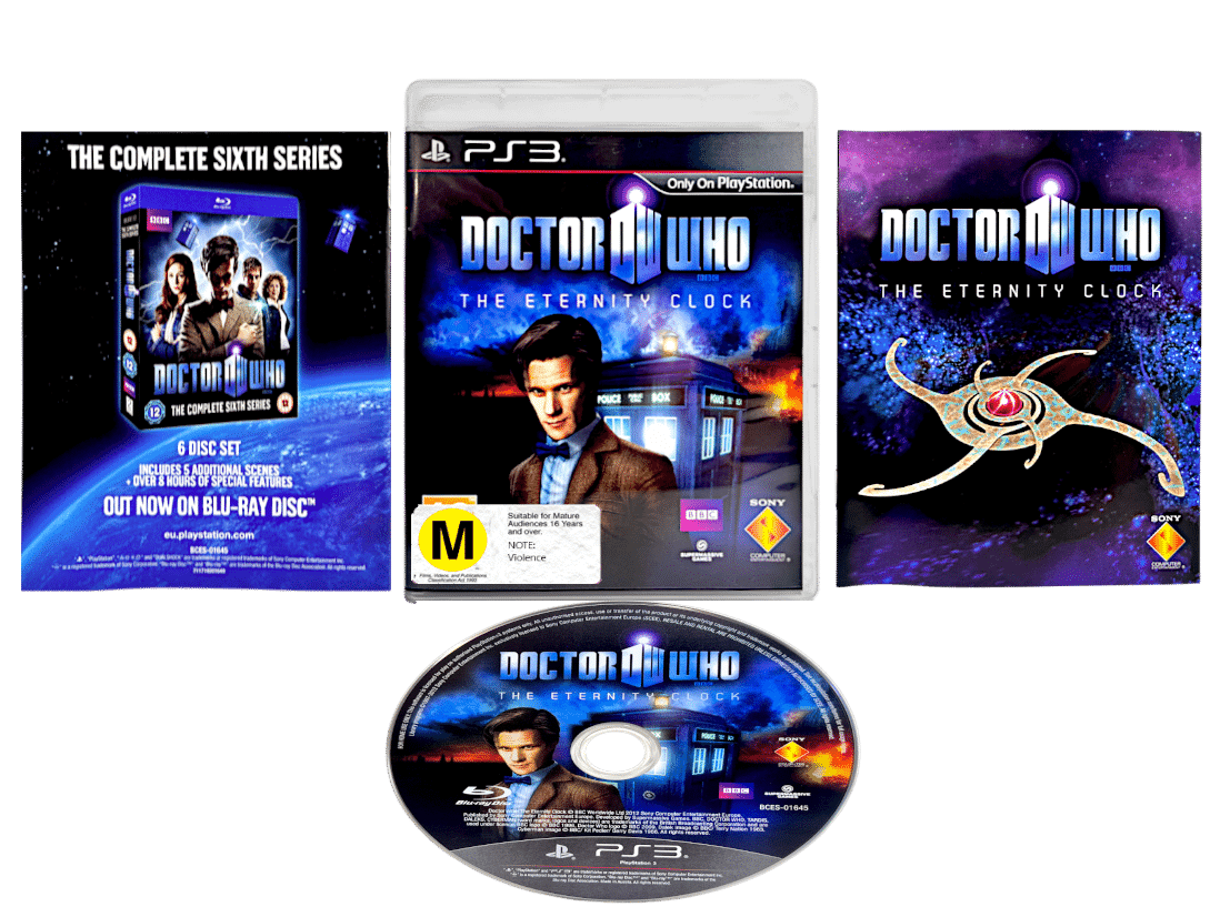 DOCTOR WHO: The Eternity Clock (PS3) *MINT COMPLETE DOCTOR WHO: The Eternity Clock (PS3) *MINT COMPLETE