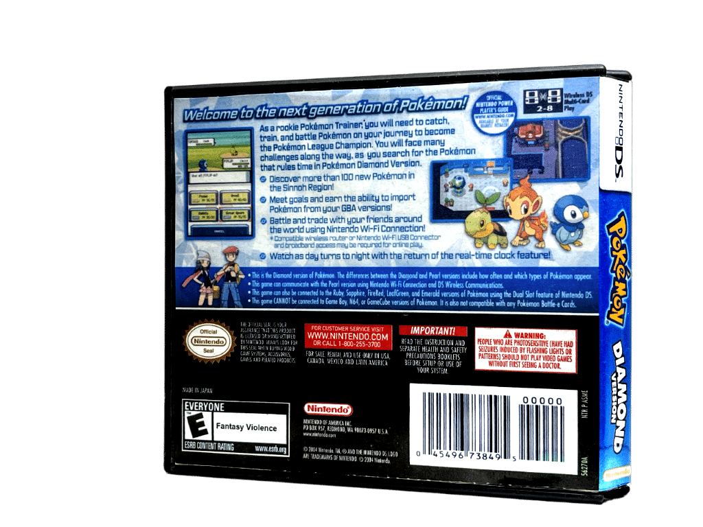 POKEMON Diamond Version (DS) Appleby Games