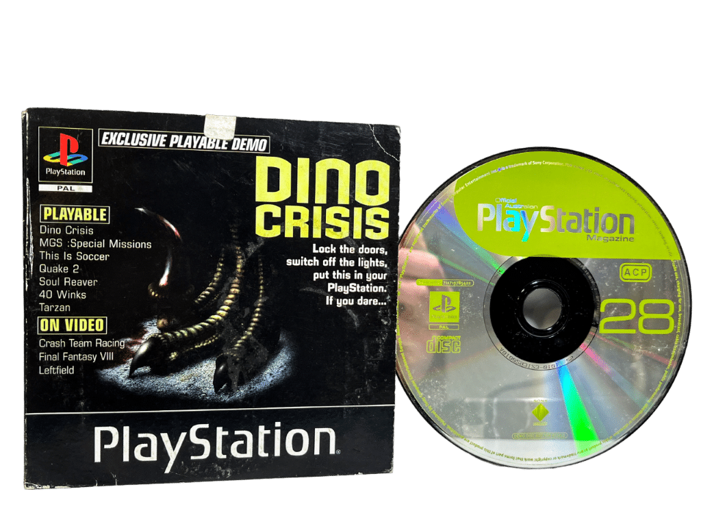 DINO CRISIS Exclusive Pre-Release Playable PS1 Demo Disc