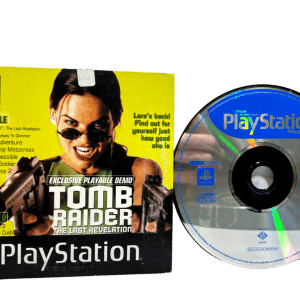 TOMB RAIDER The Last Revelation Playable PS1 Demo Disc (multiple game demos)