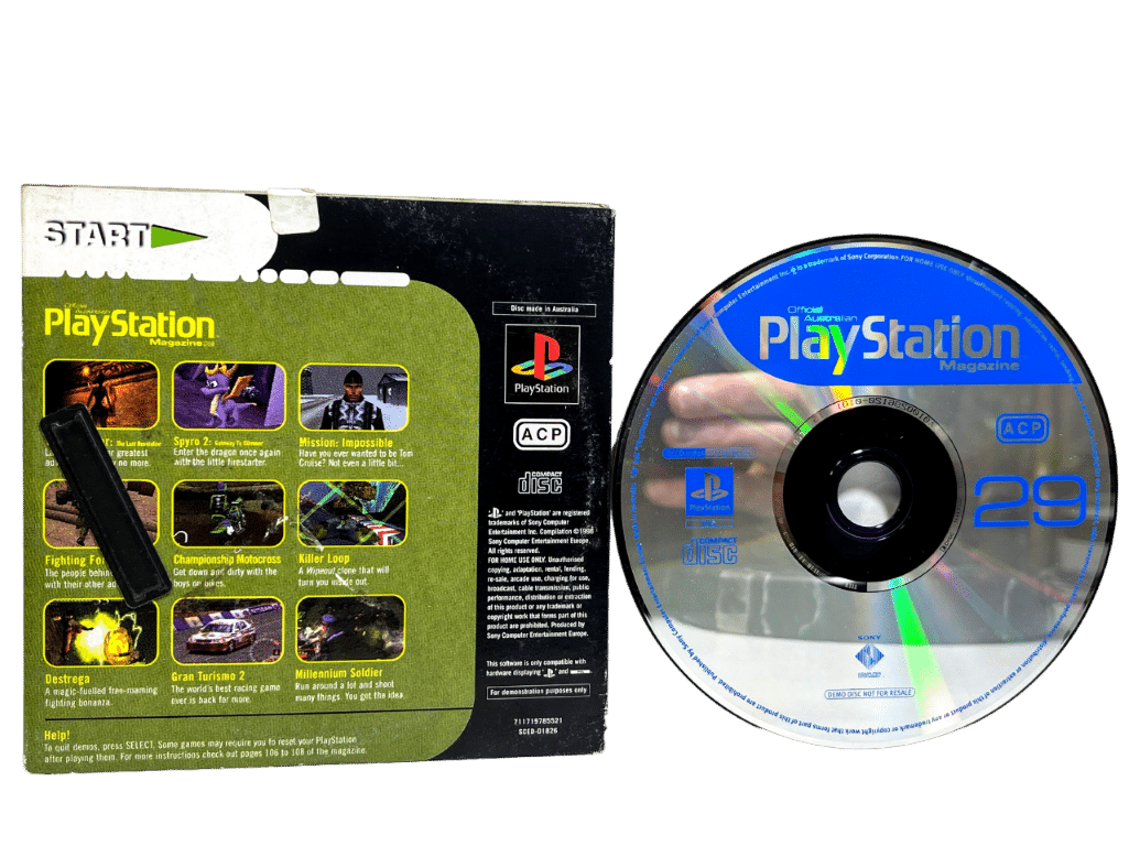 TOMB RAIDER The Last Revelation Playable PS1 Demo Disc (multiple game demos) - Image 2