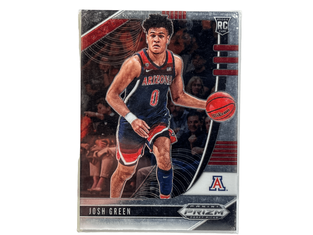 2020-21 Panini Prizm Draft Picks Prizms Hyper #61 Josh Green RC Rookie MAVERICKS