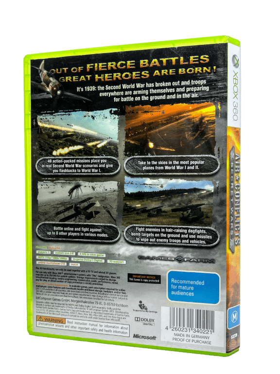 Air Conflicts: Secret Wars (RARE) XBOX 360