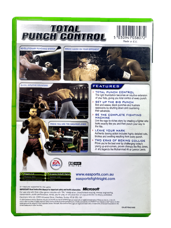 EA Sports FIGHT NIGHT 2004 (Xbox)