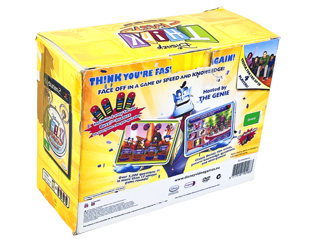 Buzz JUNIOR Disney Think Fast (PS2) *BUZZERS + GAME SET! - Image 16