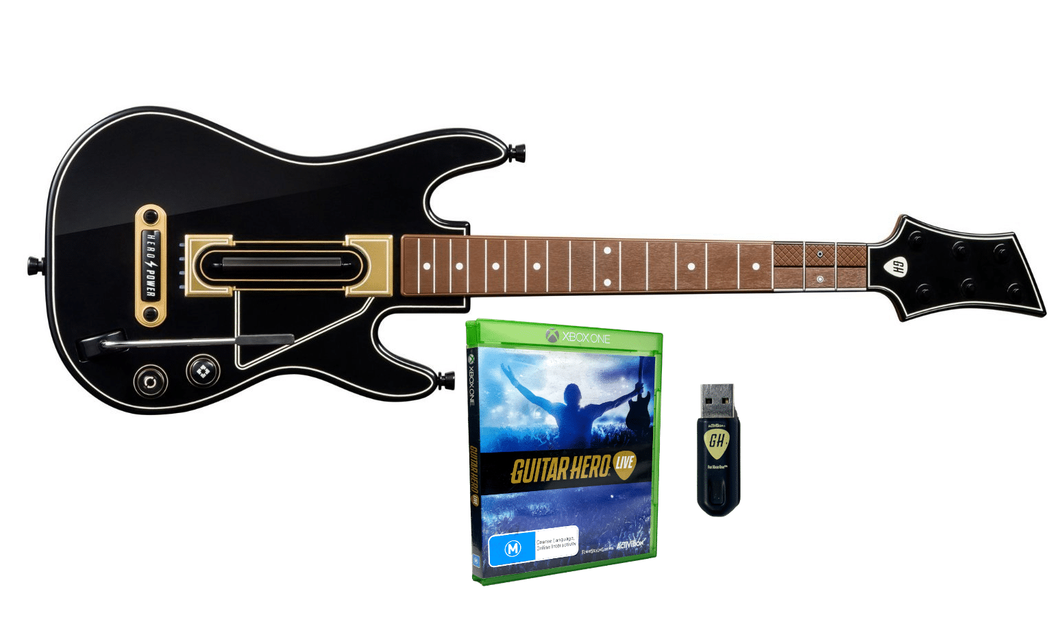 Guitar Hero Live (Guitar Game) XBox One *COMPLETE BUNDLE