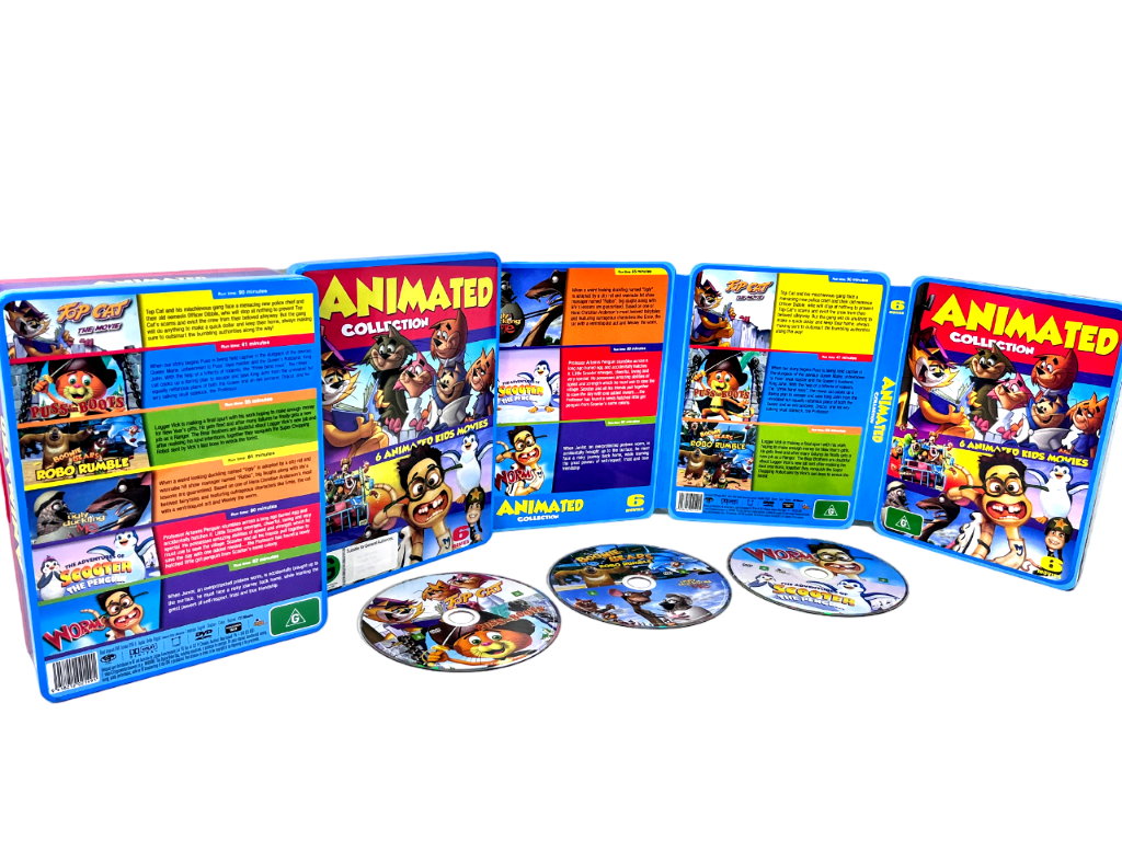 Animated Movie Collection DVDs (COLLECTOR'S TIN) *RARE BOX SET* - Image 5
