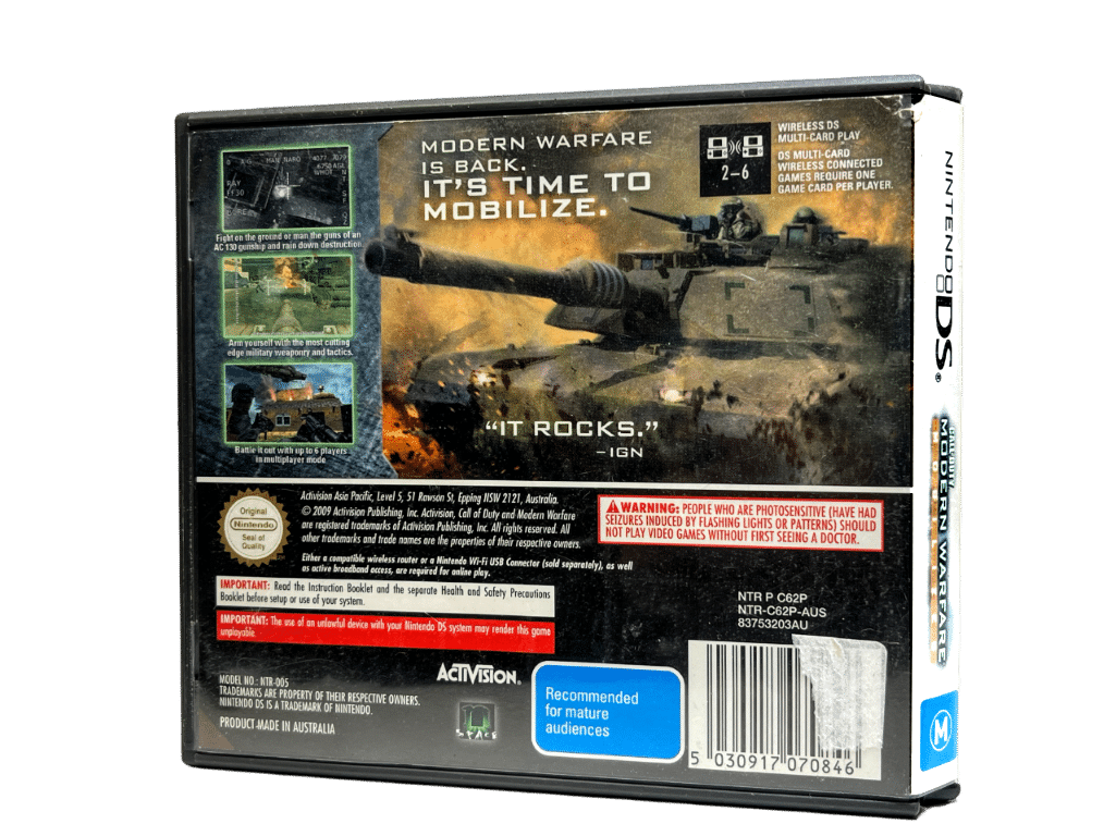 Modern Warfare Call Of Duty Black Ops Nds Black Ops Mw2 Ds Call Of - Main Image