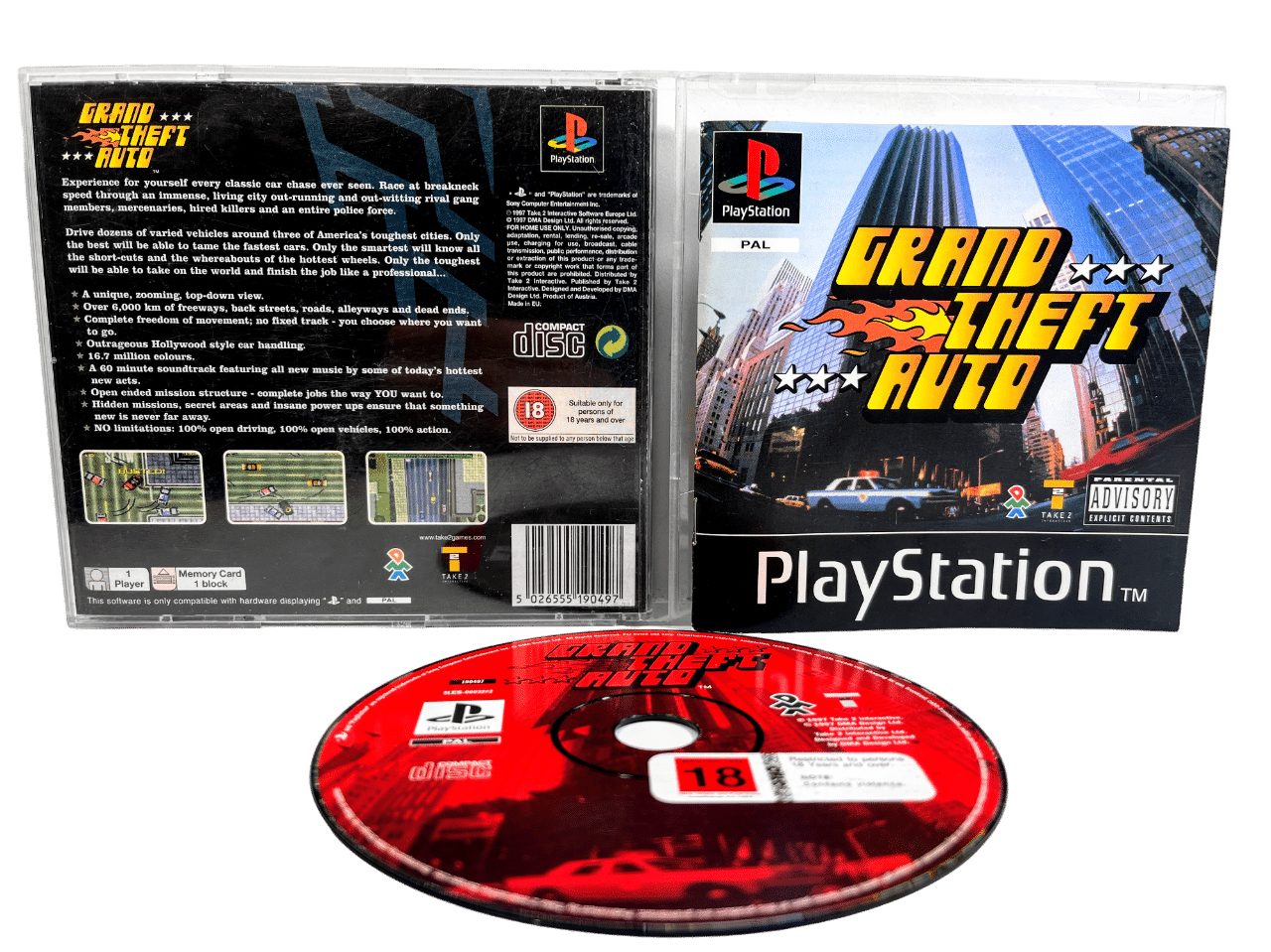 Grand Theft Auto The Original Game (BLACK LABEL) PS1