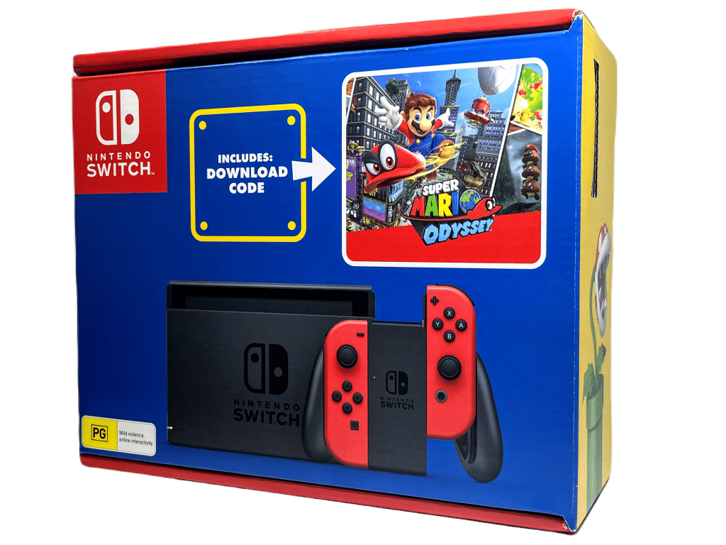 Nintendo Switch Console + Super Mario Odyssey Bundle