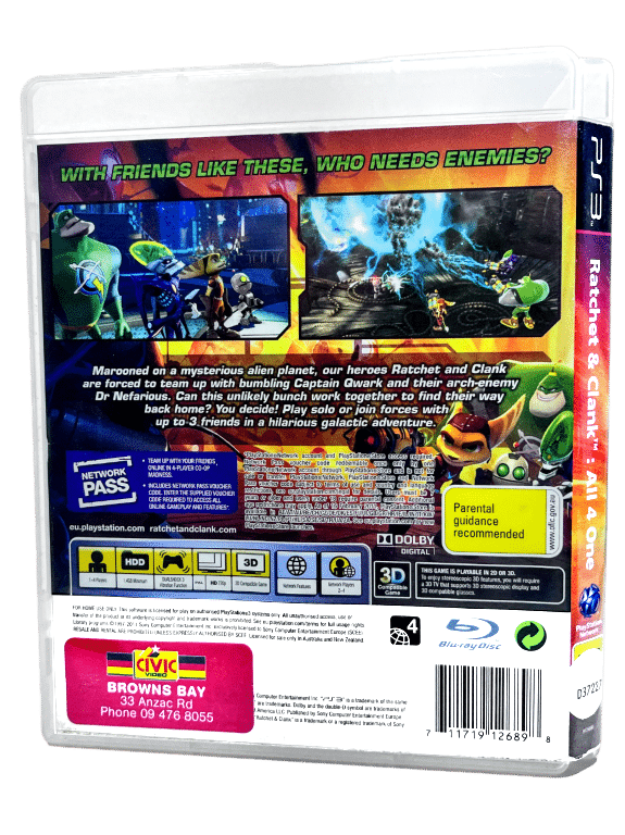 Ratchet and Clank All 4 One PlayStation 3 game