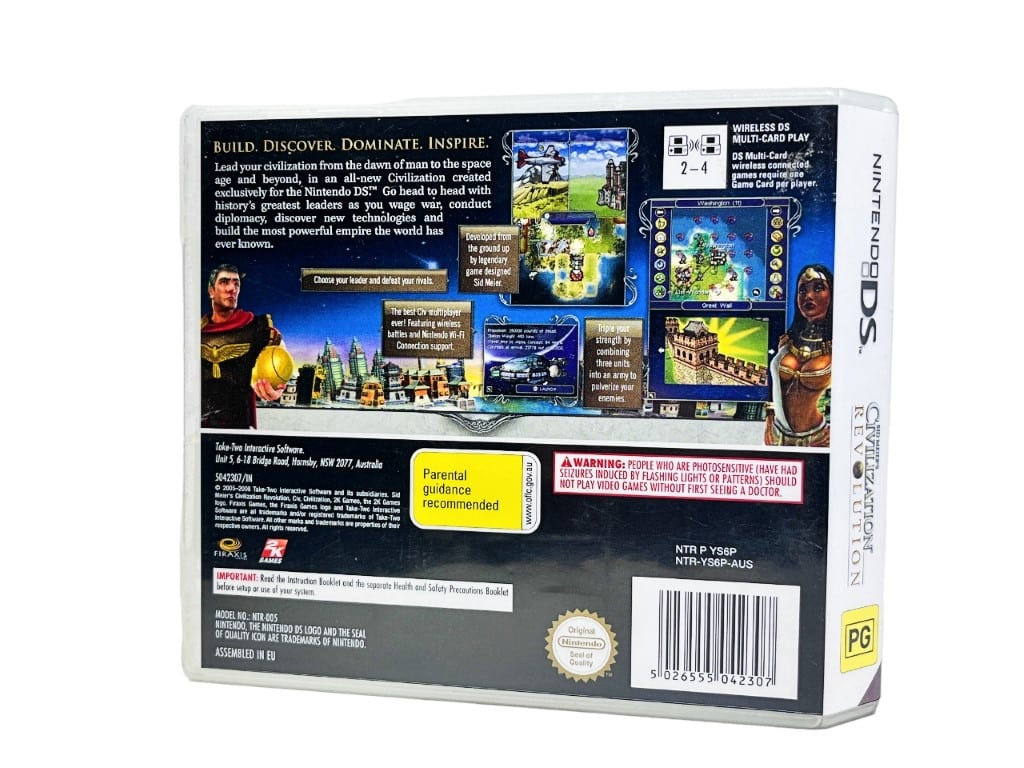 Sid Meier's Civilization Revolution Nintendo DS game