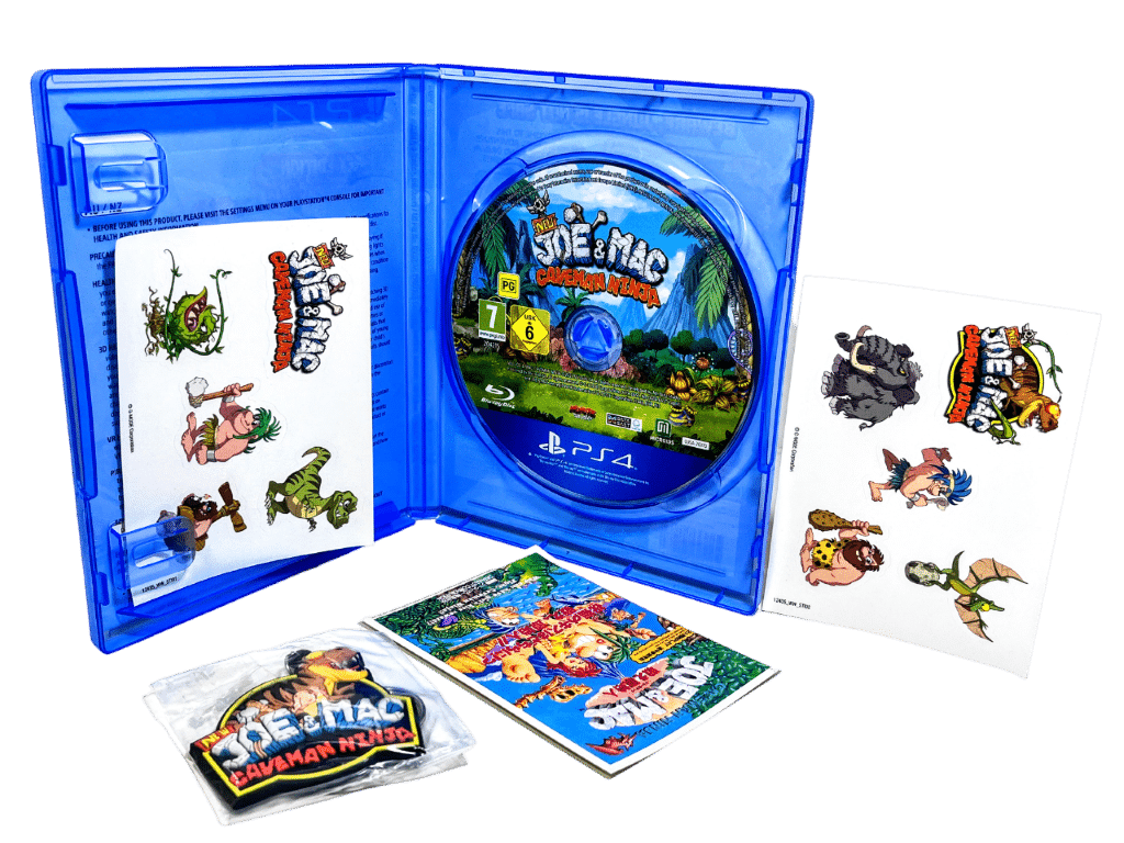 New Joe & Mac: Caveman Ninja T-Rex Edition (PS4)