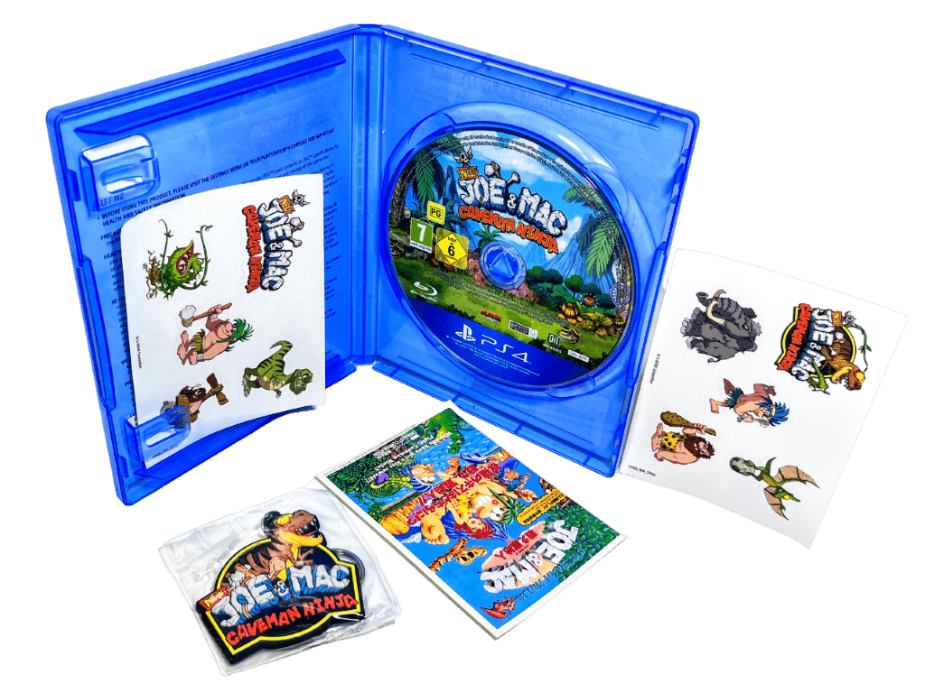 New Joe & Mac: Caveman Ninja T-Rex Edition (PS4)