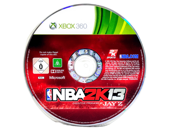WWE '13 (WWE 2K13) PLUS NBA 2K13 for XBox 360