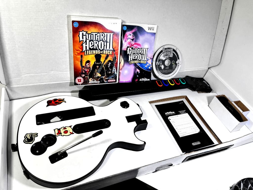 Guitar Hero III Legends of Rock (WIRELESS GUITAR GAME) *BOX SET