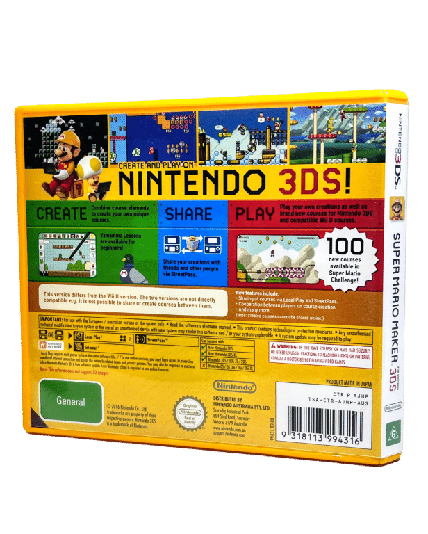 SUPER MARIO MAKER for NINTENDO 3DS
