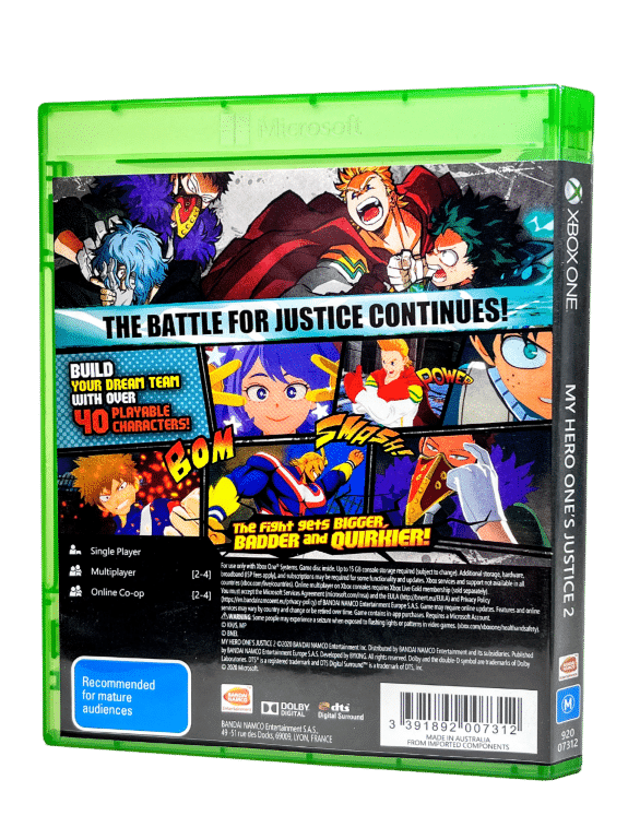 My Hero Academia: My Hero One's Justice (XBox One) NEW Appleby