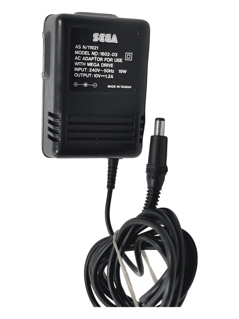 Official Sega Mega Drive AC Power Adapter Model 1602-03