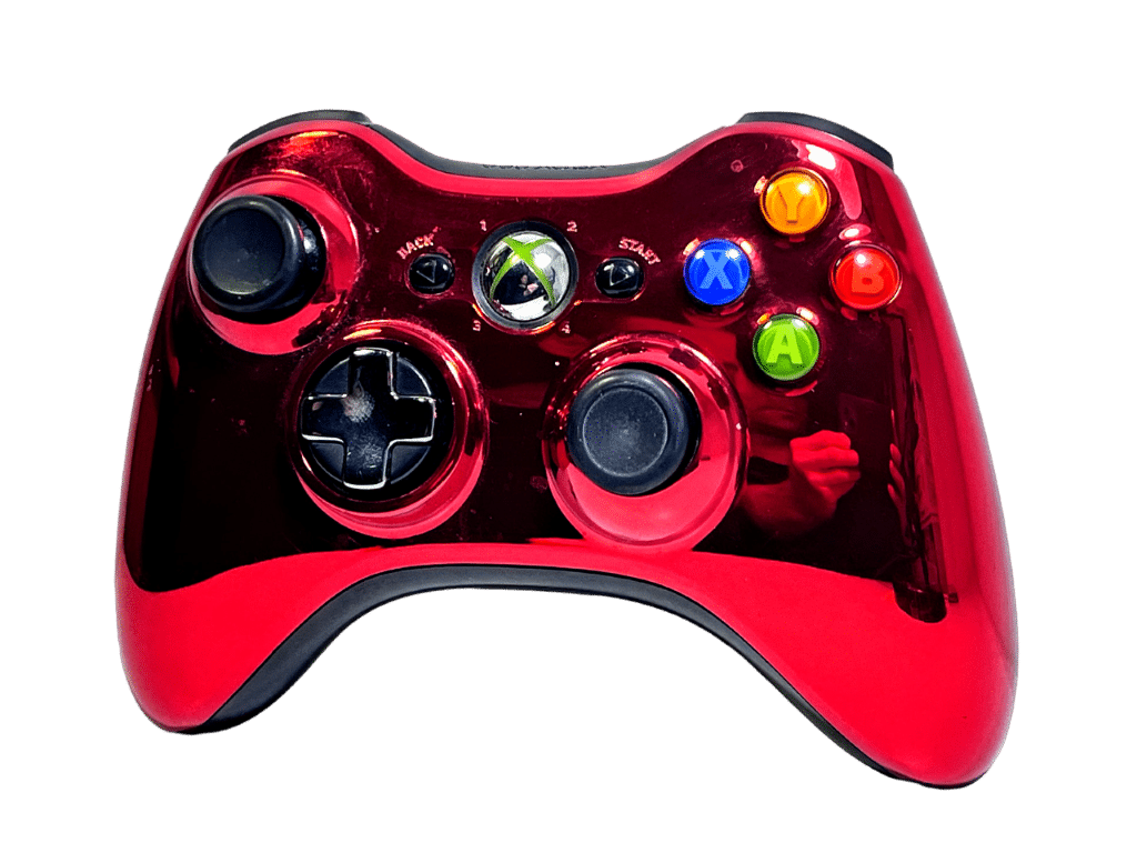 Genuine Xbox 360 Controller RED CHROME