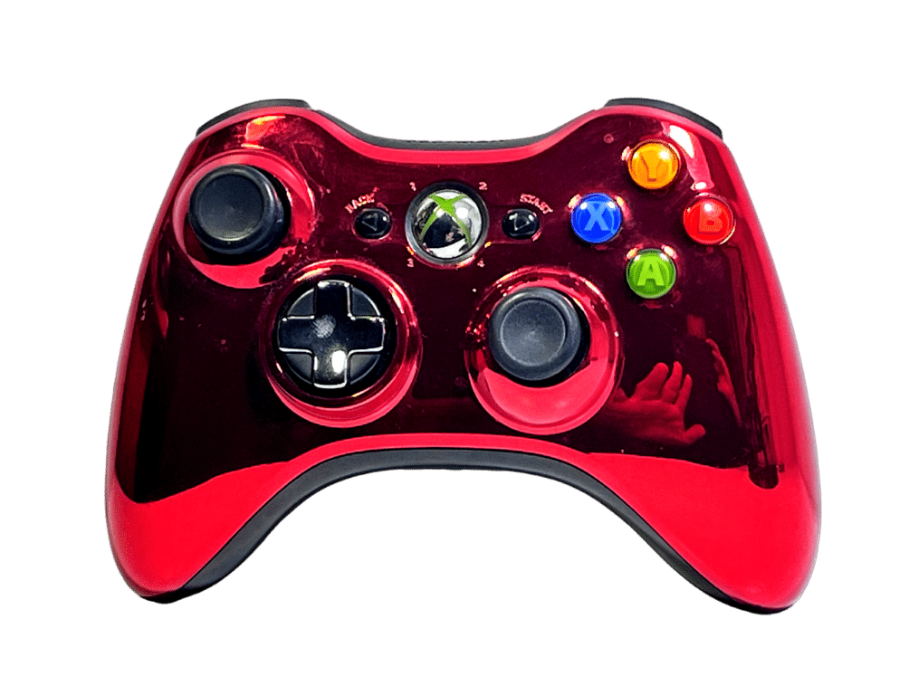 Genuine Xbox 360 Controller RED CHROME
