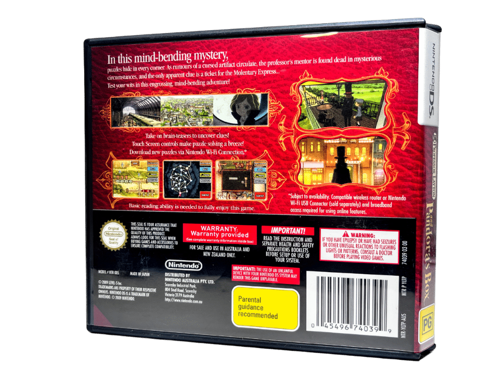Professor Layton & Pandora's Box / Professor Layton and the Diabolical Box for NINTENDO DS