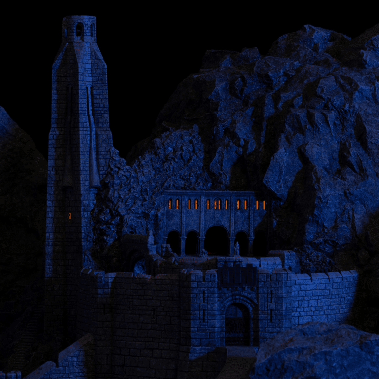 Weta Lord of the Rings Helm's Deep - 10 inch Environment Statue 1 (Medium)