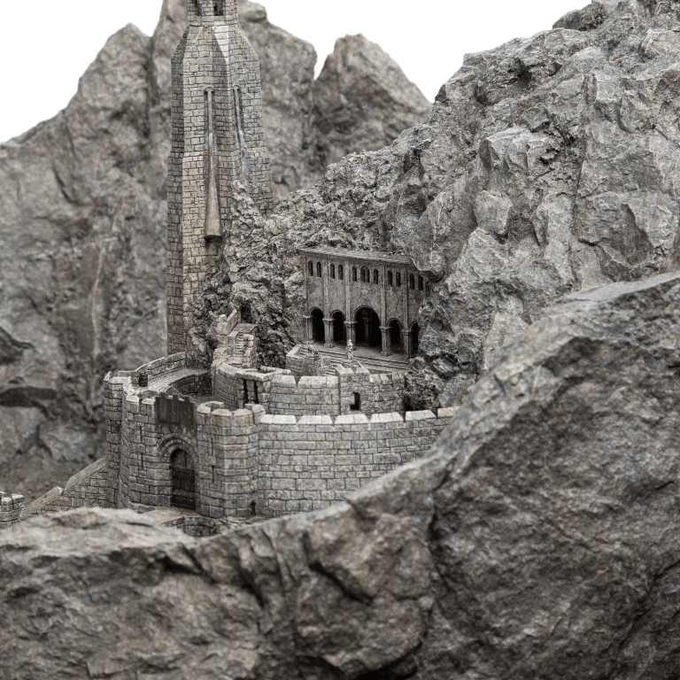 Weta Lord of the Rings Helm's Deep - 10 inch Environment Statue 1 (Medium)