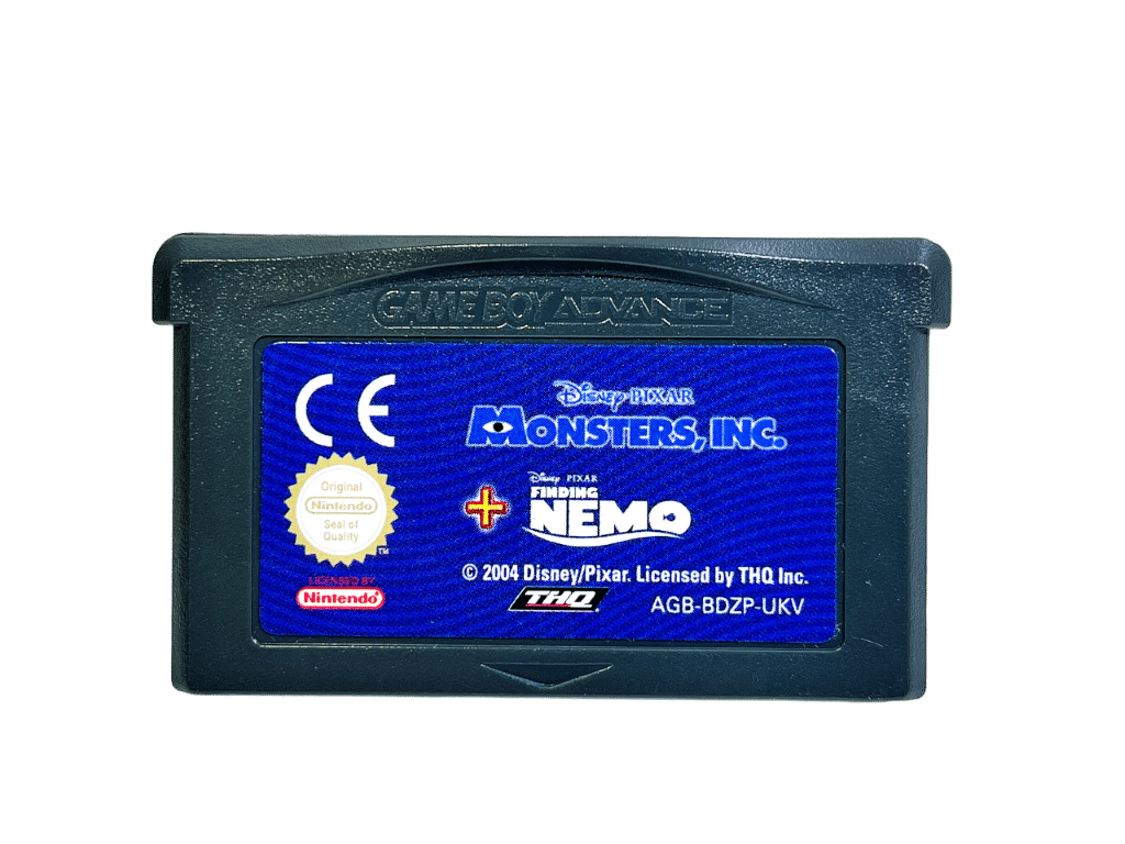 Disney Pixar MONSTERS INC.+ Finding NEMO (GBA TWO GAMES)