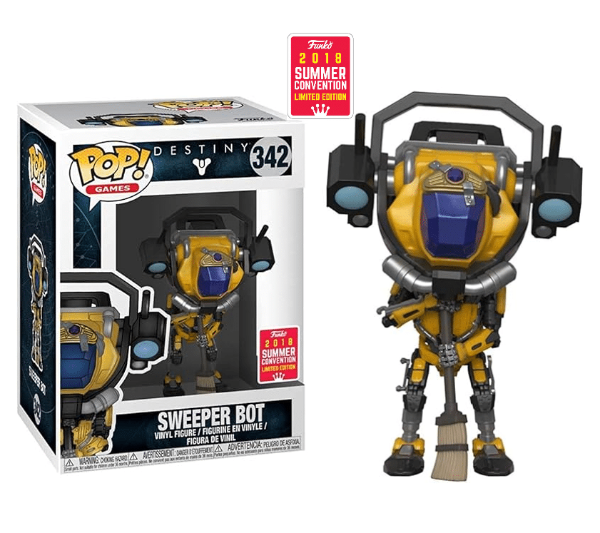 Funko Pop! Video Games: DESTINY: Sweeper Bot SUMER CONVENTION 2018 LIMITED EDITION