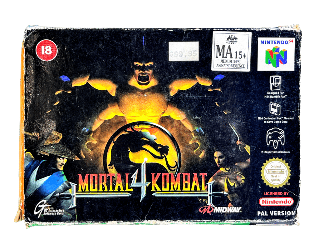 Mortal Kombat 4 Nintendo 64 N64 Game *BOXED COMPLETE*