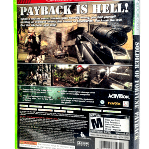 SOLDIER Of FORTUNE: PAYBACK (Xbox 360)