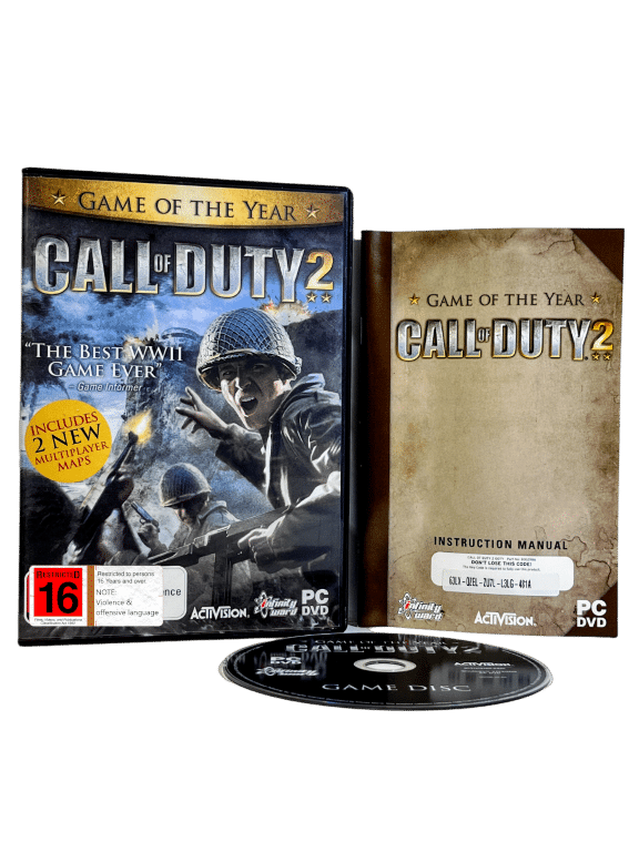 Call of Duty 2 (PC) *MINT COMPLETE*