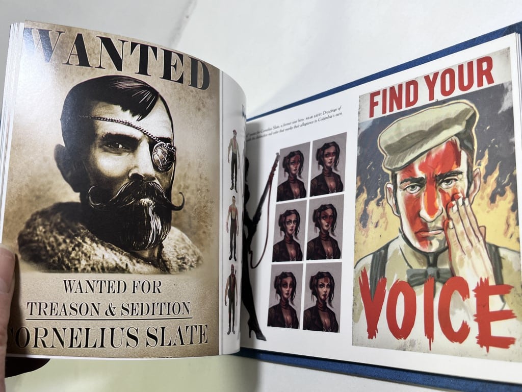 Bioshock Infinite Collector's Colombia Customs 1907 HARDCOVER BOOK