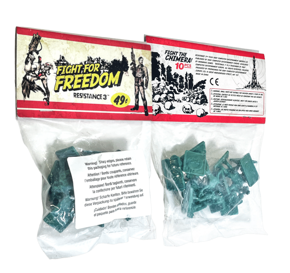 Resistance 3 SURVIVOR EDITION "Fight For Freedom" Army Figures (PLASTIC SEALED)