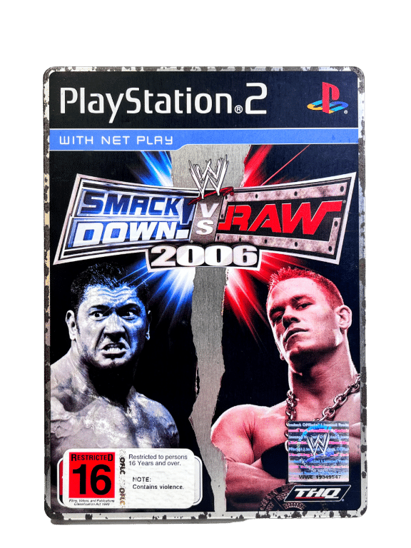 WWE SmackDown vs RAW 2006 (PS2) *STEEL COLLECTOR'S EDITION*