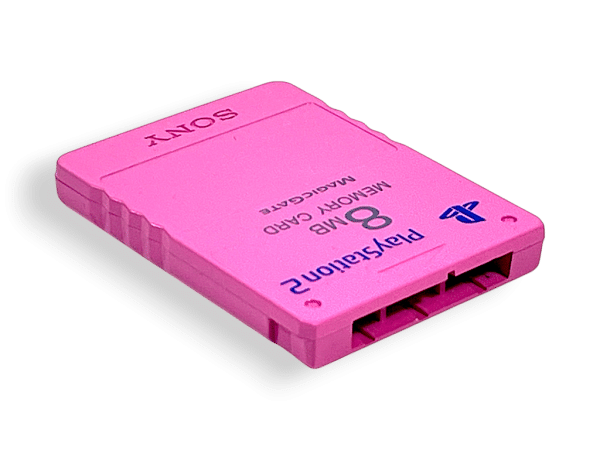 PINK PS2 Memory Card