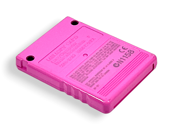 PINK PS2 Memory Card