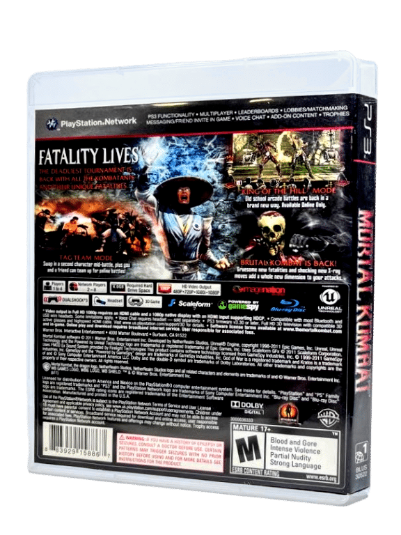 MORTAL KOMBAT (PS3) *COLLECTOR'S PRINT*